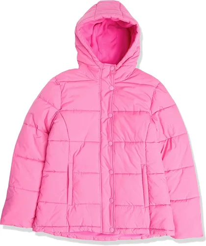 Vista 6 de Tienda Essentials - Abrigo inflado y pesado de manga larga con capucha para mujer (disponible en talla extragrande)