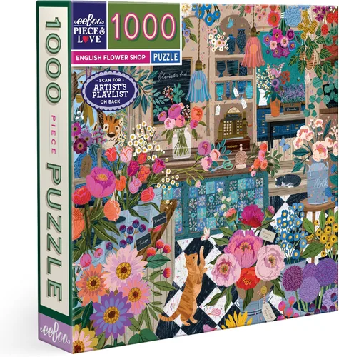 Vista 7 de eeBoo Rompecabezas de 1000 piezas, rompecabezas de boticario antiguo para adultos, cuadrado de 23 x 23 pulgadas, fabricado con tablero reciclado