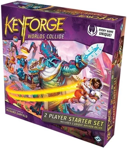 Vista 4 de Fantasy Flight Games Keyforge: Age of Ascension - Juego de iniciación para 2 jugadores