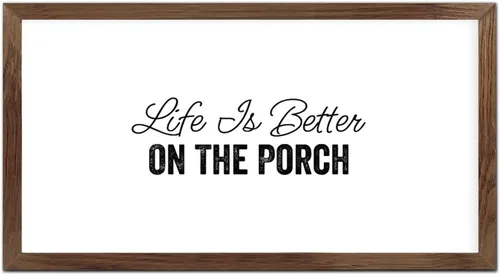 Vista 13 de Farmhouse Rustic Wood Framed Signs 16x20 Inch,Mercy,Peace and Love Be Yours in Abundance Wooden Sign with Frame Wood Sign Wall Plaque Art for