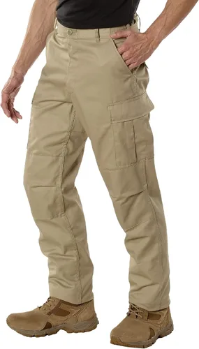 Vista 32 de Rothco: pantalones tácticos BDU – Pantalones cargo resistentes para senderismo al aire libre, EDC, uniforme de trabajo Uniforme de combate