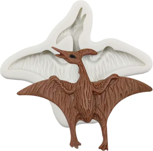 Vista 7 de Funshowcase Molde de silicona para fondant de dinosaurio Carcharodontosaurus 2.6inch Carcharodontosaurus 2.6 pulgadas de alto