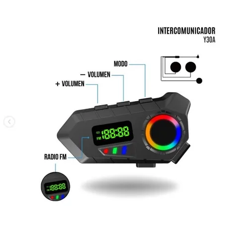 INTERCOMUNICADOR PARA MOTO Y30A de One tech