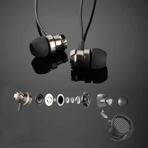 Vista 5 de SourceTon Paquete de 3 auriculares con control remoto y micrófono, aislamiento de ruido estéreo en el oído sin enredos para teléfonos inteligentes 1