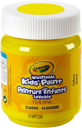 Vista 20 de Pintura de Crayola lavable para niño (6 colores surtidos) 2 oz cada una, paquete de de 1, Variados Varios