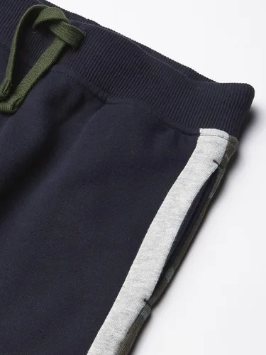 Vista 3 de Nautica Pantalones deportivos básicos de forro polar para niños, cintura elástica con cierre de cordón, mezcla de algodón súper suave
