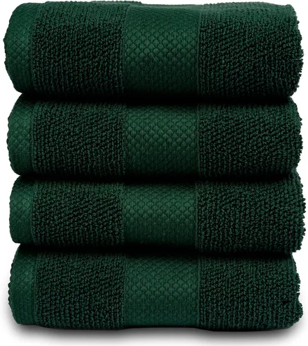 Vista 7 de MAURA Toallas de mano prémium 100% algodón de 16 x 30 pulgadas, ultra absorbentes, de secado rápido, toallas suaves para baño, toallas de mano extra