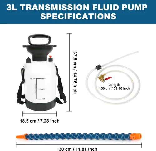 Vista 5 de Bomba de fluido de transmisión de 3L, bomba de aceite para engranajes, bomba de transferencia de aceite para ATF, cambio de líquido diferencial
