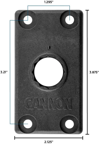 Vista 6 de Cannon Flush Mount Rod Holder with Cover