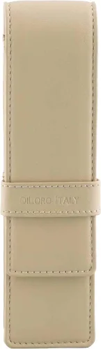 Vista 17 de DiLoro Estuche doble de cuero para lápices para dos bolígrafos y lápices (negro)