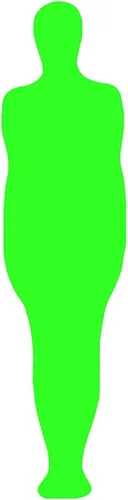 Vista 13 de VSVO - Traje de Greenman de cuerpo completo, color verde lima (verde lima, talla M)