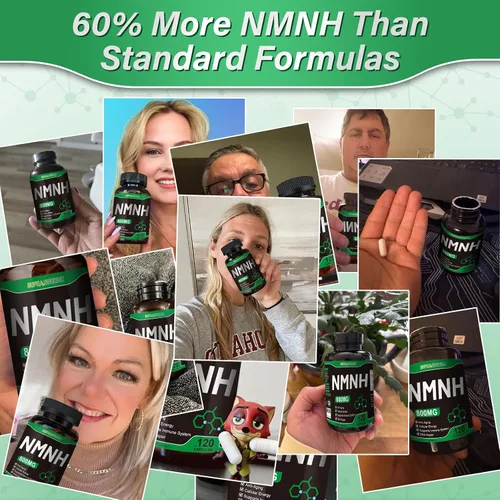 Vista 9 de Suplemento NMNH puro 120 cápsulas – 800 mg de suplementos de NMNH de alta pureza, suplemento de NAD para Boost NAD+ para energía celular