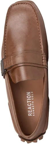 Vista 5 de Kenneth Cole REACTION Mocasines para hombre (Wilson Driver) con forro acogedor para mayor comodidad, plantilla de espuma viscoelástica