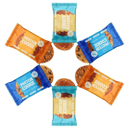 Vista 10 de ChipMonk Galletas para hornear, nueces con chispas de chocolate y nueces altas en proteínas, aperitivos de gimnasio aptos para dietas bajas
