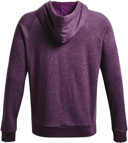 Vista 5 de Under Armour Rival - Sudadera de vellón con capucha y 12 cremallera para hombre