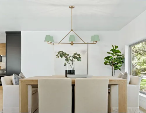 Vista 5 de Crystorama Xavier - Candelabro lineal dorado vibrante de 6 luces oro (Vibrant Gold)