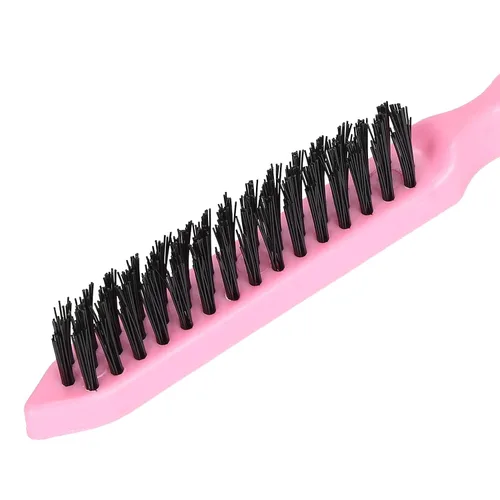 Vista 8 de Cepillo de burlas, cepillo de pelo de burlas, mango de plástico, cepillo de pelo de nailon portátil de viaje, herramienta de peinado para cortar