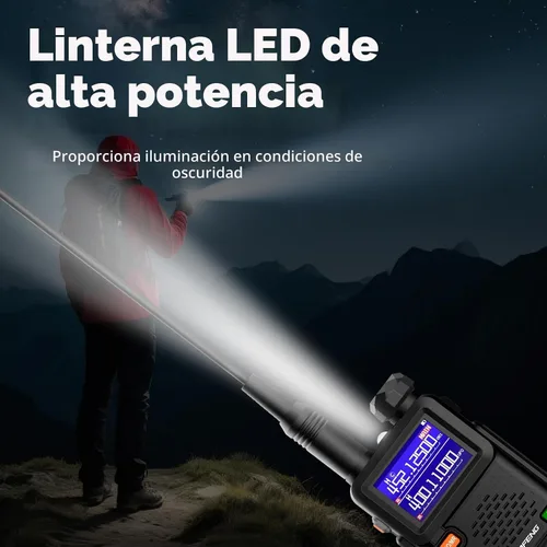 Vista 5 de Baofeng Radio UV-5RM Radio de Jamón de mano UV5R Walkie Talkies de largo