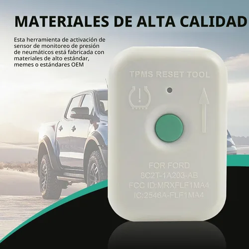 Vista 3 de 1 unidad de restablecimiento de presión de neumáticos automotriz, herramienta de entrenamiento de programación de diagnóstico de fallas del sensor