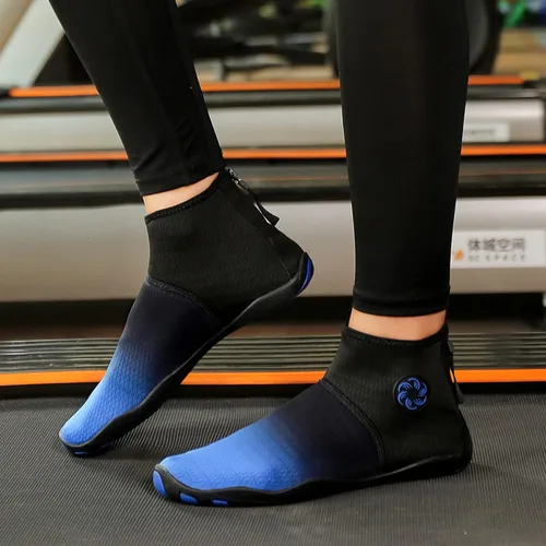 Vista 6 de Zapatos de agua para mujer, zapatos de natación para hombre, zapatos de natación descalzos, piscina, playa, gimnasio, caminar, zapatos sin cordones