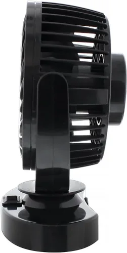 Vista 5 de CTW Mini coche universal negro de 12 voltios de refrigeración Turbo ventilador, montaje interior del tablero del camión