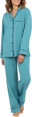 Vista 46 de PajamaGram Conjunto de pijama para mujer – Pijama para mujer, jersey novio, 100% algodón