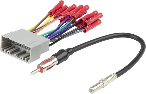 Vista 2 de Scosche Compatible con el paquete de mazos de cables y adaptador de antena de Chrysler, Dodge, Jeep y Plymouth 2002-2008 CR2AB