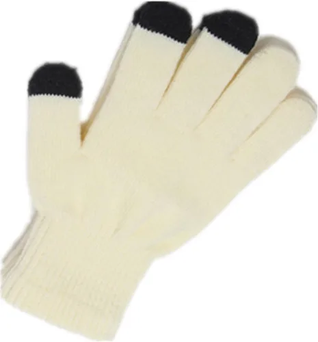 Vista 3 de IT'S RIDIC! Guantes de invierno elásticos para pantalla táctilmensajes de texto con una textura suave. Solo lo suficientemente gruesos como