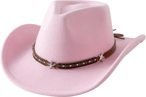 Vista 9 de Jastore Sombrero de vaquero para bebés y niños pequeños Sombrero de vaquera para bebés pequeños Sombrero de vaquero infantil Sombrero de vaquero