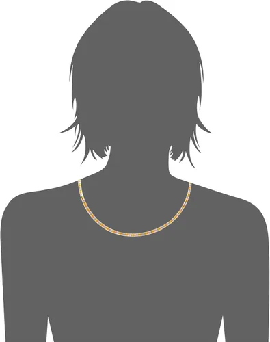 Vista 4 de Edforce Stainless Steel Italian Omega Chain Necklace