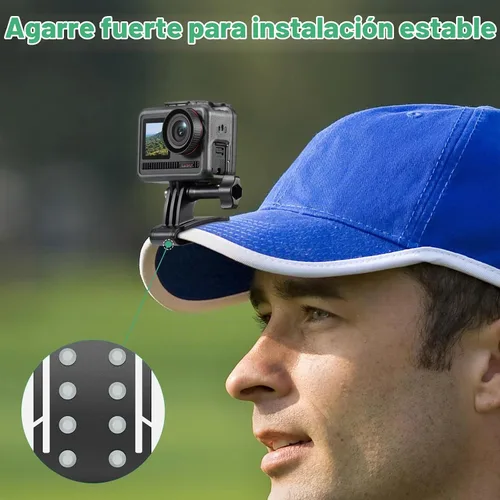 Vista 5 de AKASO Soporte de correa de cabeza ajustable de liberación rápida 2 en 1