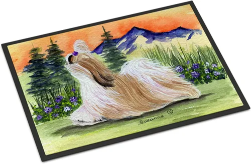 Vista 187 de Caroline's Treasures SS8220MAT - Felpudo afgano de 18 x 27 pulgadas, para interiores y exteriores, para entrada, antideslizante, lavable, de pelo