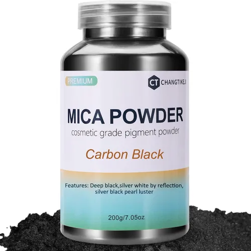 Vista 32 de CHANGTIKEJI Polvo de Mica, 24 Colores - 10g/Botella de Polvo de Pigmento Natural para Resina Epoxy, Fabricación de Jabón, Velas, Brillo de Labios
