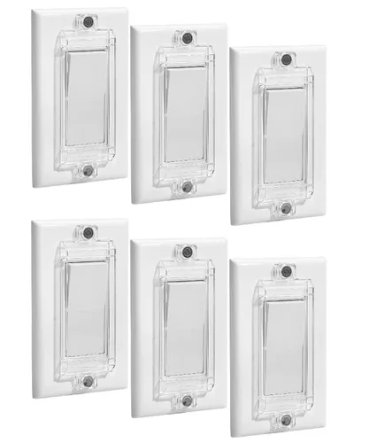 Vista 12 de Bates - Protector magnético para interruptor de luz, paquete de 2, transparente, a prueba de niños, cerradura, protector de interruptor de pared