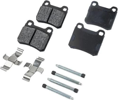 Vista 2 de SureStop Juego de pastillas de freno compatibles con Mercedes Benz 190D 1985-1989, 190E 1985-1993, 260E 1987-1989, 300CE 1988-1989 Rear Organic