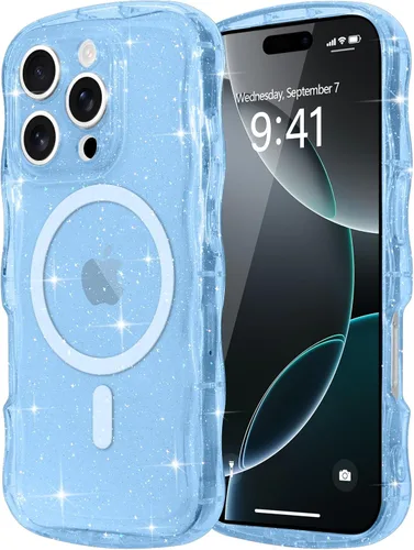 Vista 237 de Pepmune Funda magnética para iPhone 17 Pro Max, color rosa