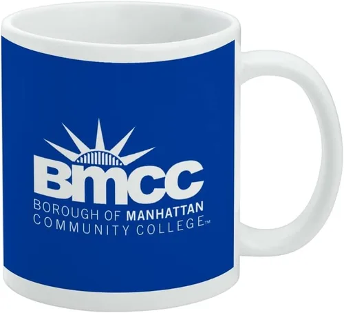 Vista 124 de Taza de cerámica con el logotipo principal de la Universidad Rider, taza de regalo novedosa para café, té y bebidas calientes, 11oz, blanca