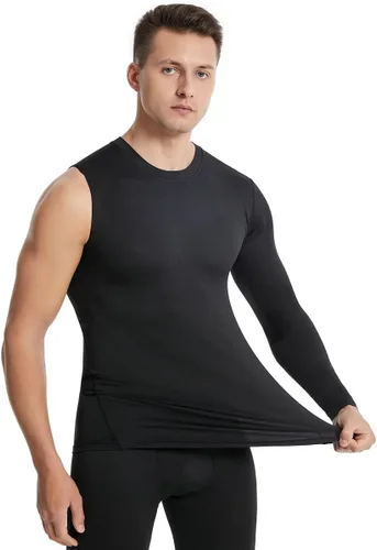 Vista 2 de New Compression Shirts for Men 12 Single Arm Long Sleeve Athletic Base Layer Undershirt Gear T Shirt for Workout Basketball