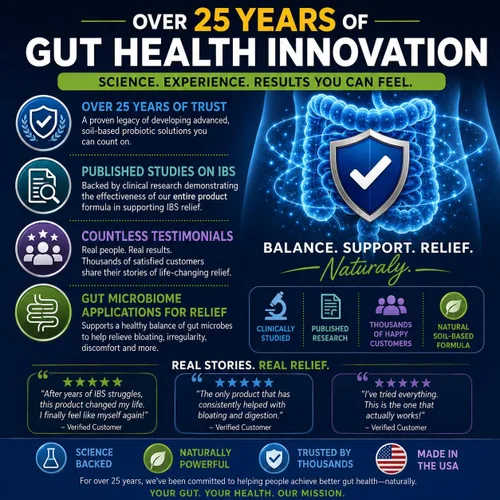 Vista 3 de Prebióticos y probióticos para la salud digestiva e inmunológica (sin proteína de guisante) avanzados – 28 cepas de microflora del suelo a base