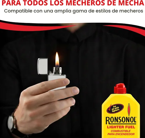 Vista 5 de Ronson - Combustible para encendedores Ronsonol de 5 onzas