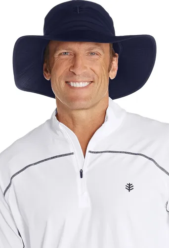 Vista 7 de Coolibar UPF 50+ - Gorro para hombre (resistente al cloro, protección solar)