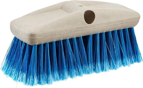 Vista 7 de STAR BRITE Cepillo de limpieza prémium de 8 pulgadas, bloque de madera sintética con fibras prene de estrella duraderas de alta densidad