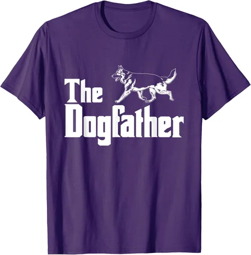 Vista 48 de The Dogfather Pastor Alemán - Camiseta de regalo divertida, Negro, S