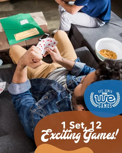 Vista 3 de WE Games Juego de mesa de cuna, tablero de cuna de viaje con ranura de almacenamiento y bolsa con cordón para almacenamiento de tarjetas, tablero