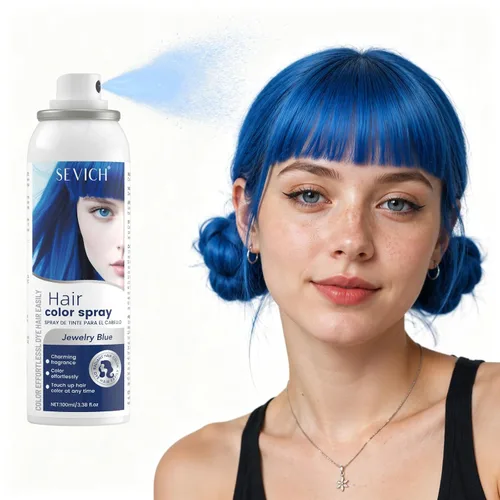 Vista 16 de Sevich Spray de color temporal para el cabello, rojo, tinte lavable