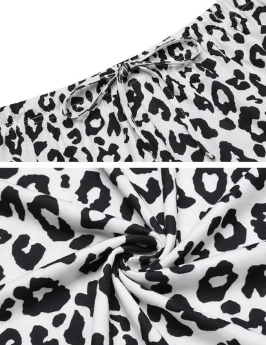 Vista 7 de Ekouaer - Conjunto de 2 piezas de pijama para mujer para descansar o dormir con teñido anudado