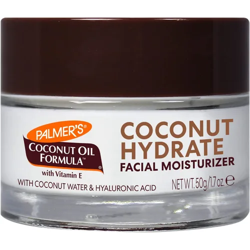 Vista 9 de Palmer's Fórmula de aceite de coco, crema hidratante facial de agua de coco, tarro de 1.7 onzas Replenishing & Rehydrating Face Cream with