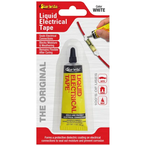 Vista 15 de STAR BRITE - Cinta aislante líquida eléctrica, tubo negro de 1 oz (084154)
