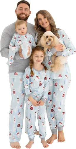 Vista 20 de Owlivia Pijamas de Navidad de Halloween para la familia, pijamas de algodón orgánico a juego candies