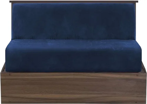 Vista 9 de EFELIM Fundas de cojín de terciopelo para cabina de comedor de caravana, elásticas de 2 asientos, funda de cojín suave para sofá de dos plazas